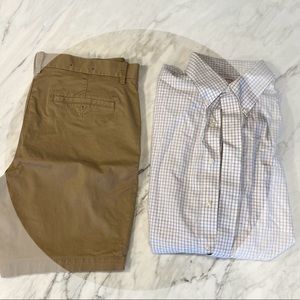 ORIGINAL PENGUIN KHAKI SHORTS. SIZE 36.